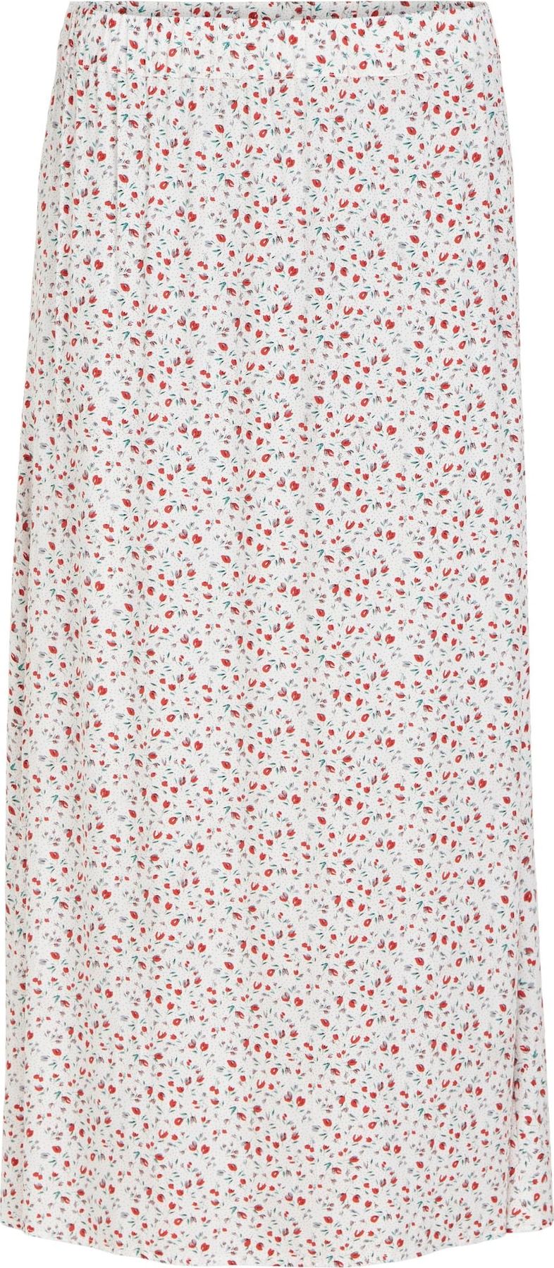 OBJECT Sukně 'Ema' zelená / černá / bílá