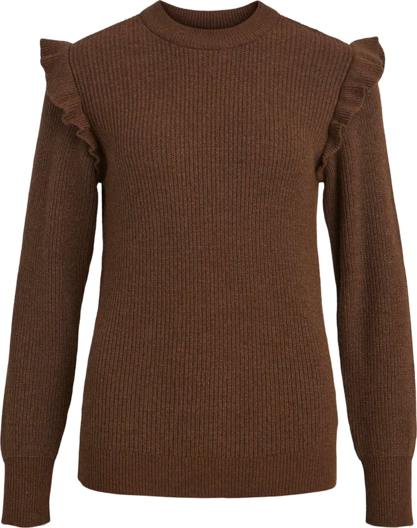 OBJECT Svetr 'Malena' tmavě hnědá