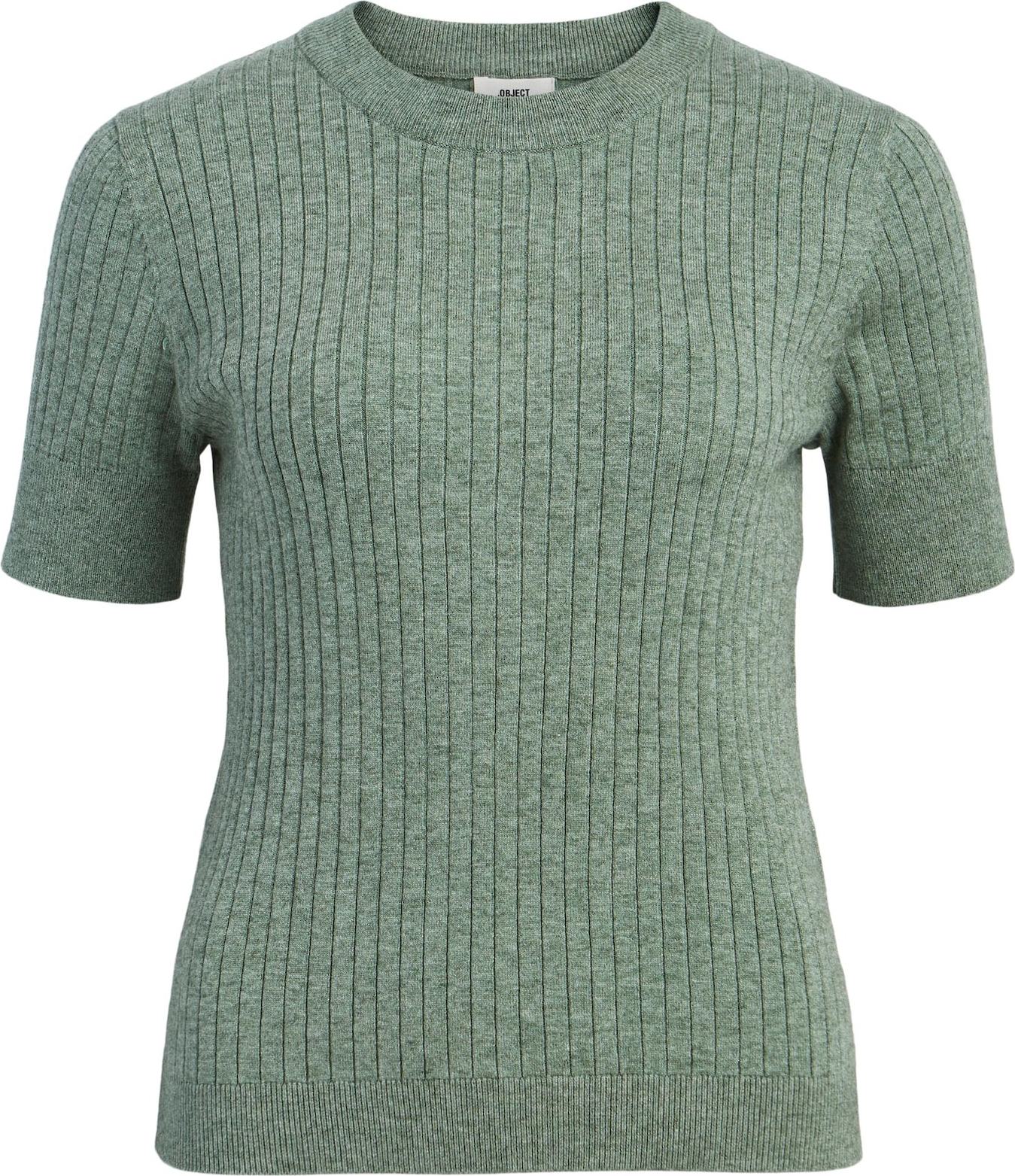 OBJECT Svetr 'Noelle' zelený melír