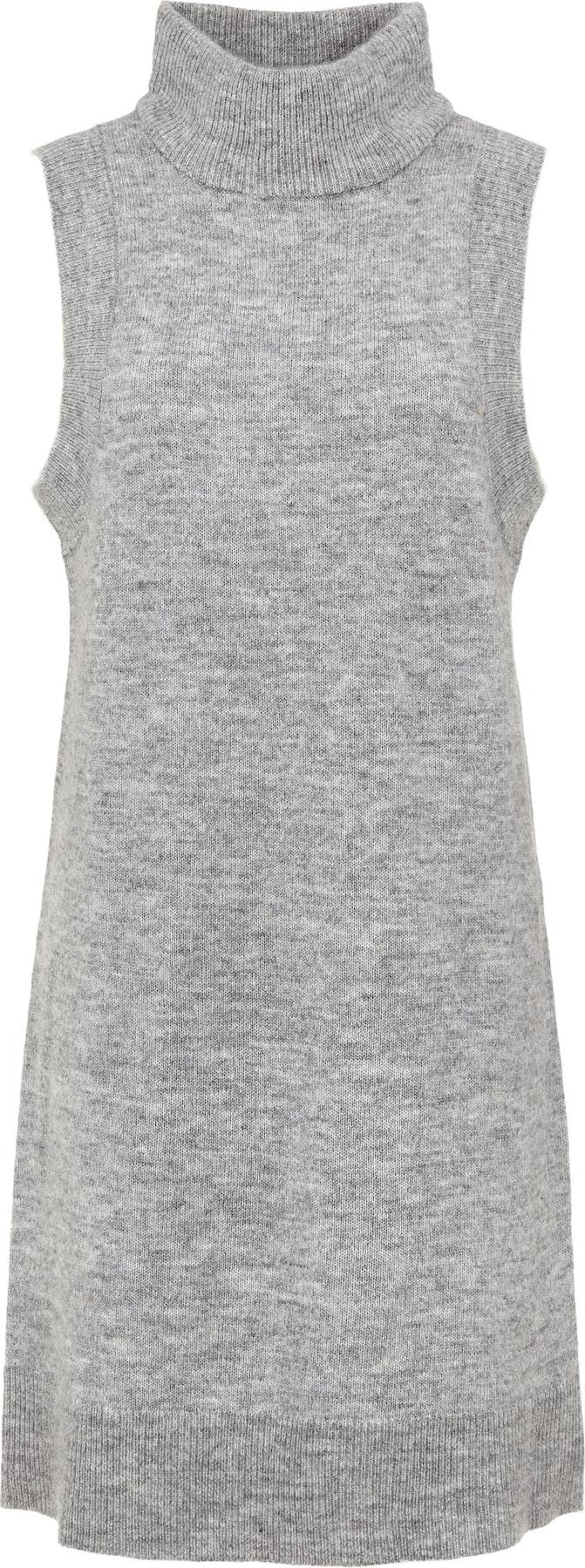 OBJECT Úpletové šaty 'LAUREN' šedý melír