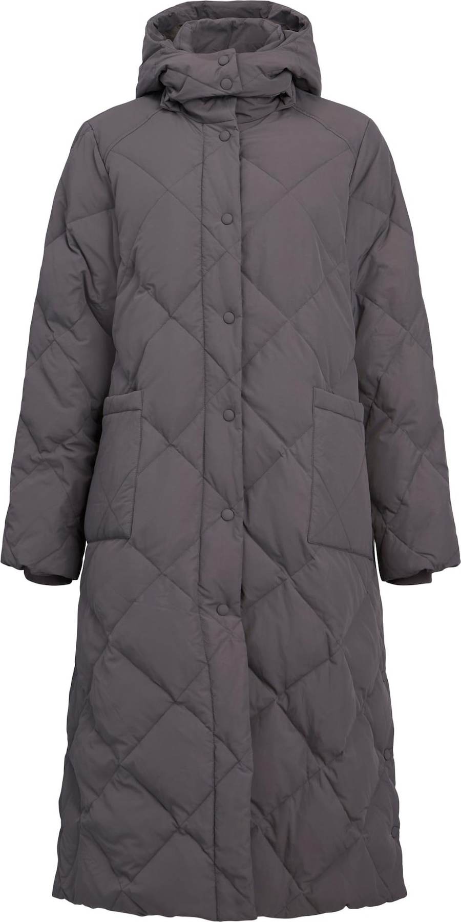 OBJECT Zimní kabát 'ALLY' tmavě šedá