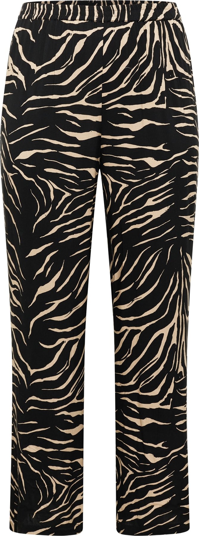 ONLY Carmakoma Kalhoty písková / černá