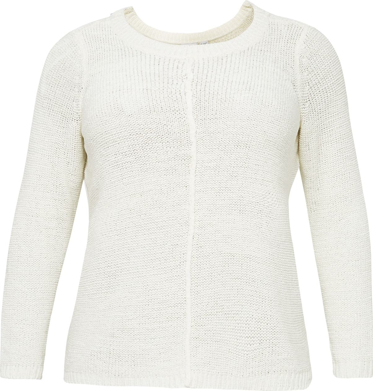 ONLY Carmakoma Svetr 'FOXY' bílá