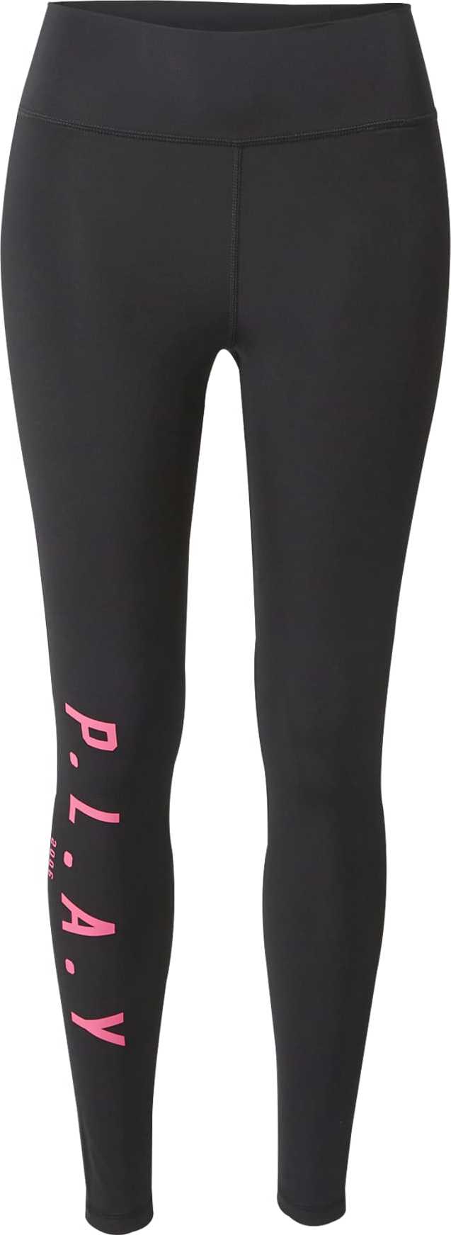 ONLY PLAY Sportovní kalhoty pink / černá