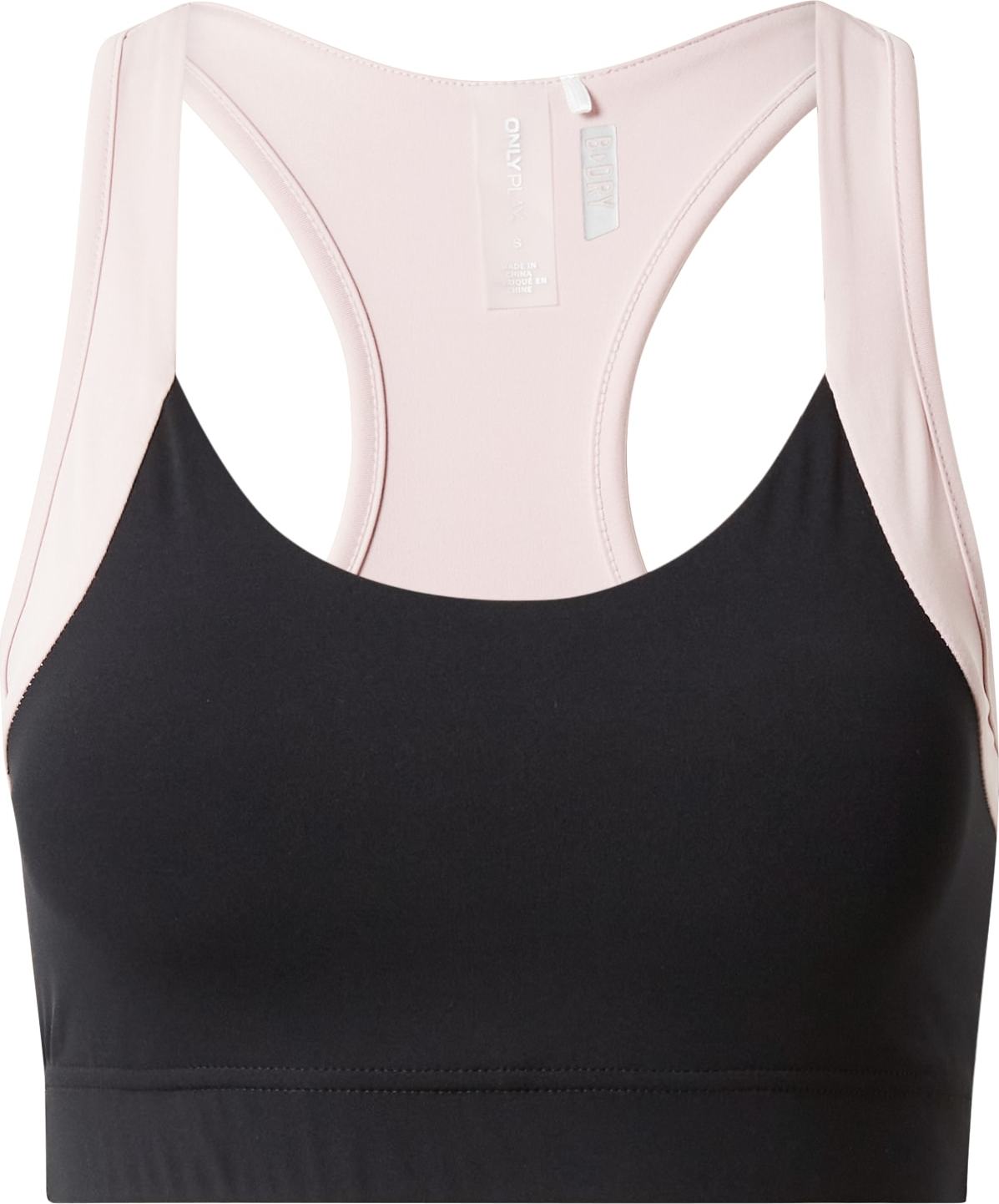 ONLY PLAY Sportovní podprsenka 'EMELDA' pudrová / černá