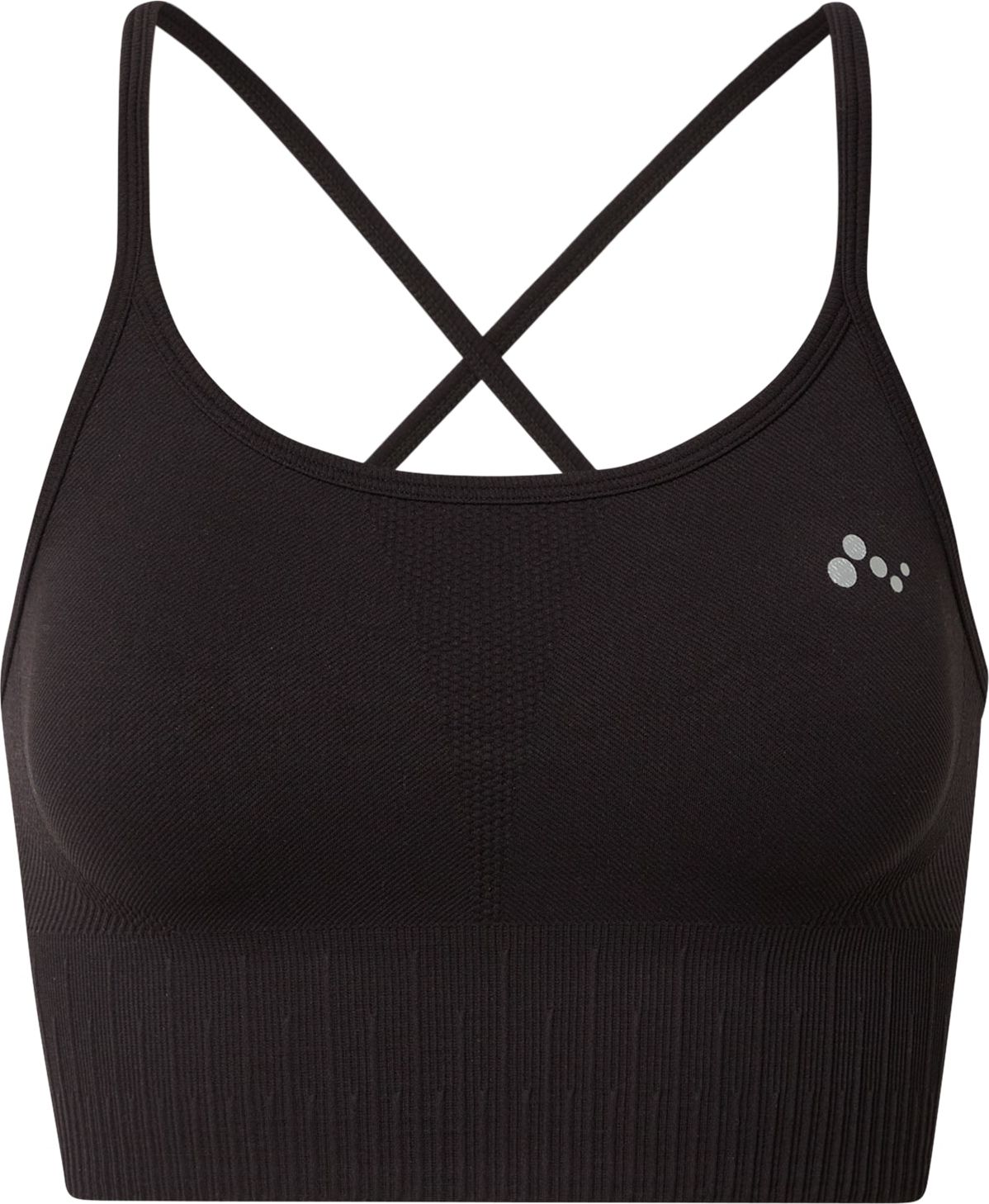 ONLY PLAY Sportovní podprsenka 'MIAN' světle šedá / černá