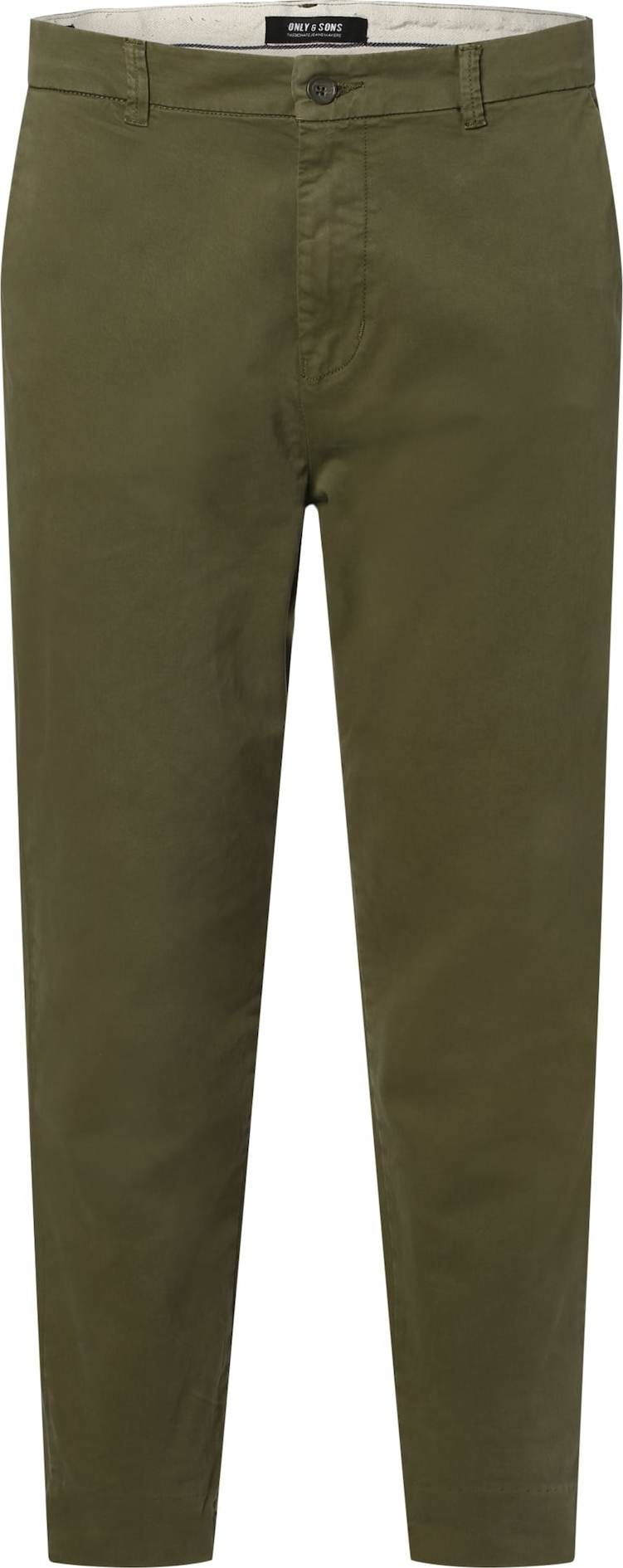 Only & Sons Chino kalhoty 'Kent' olivová