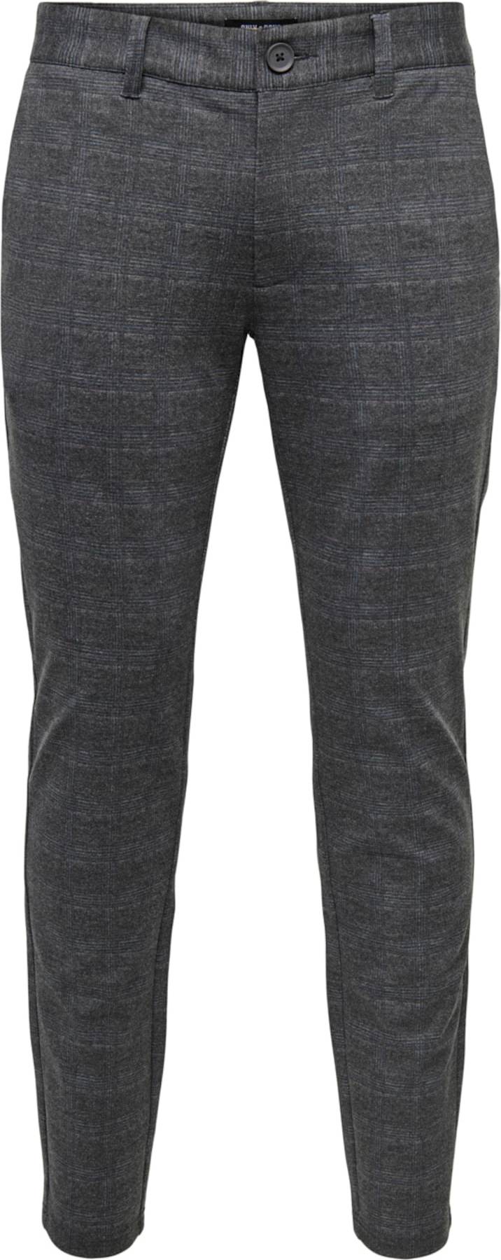 Only & Sons Chino kalhoty 'Mark' šedá / tmavě šedá