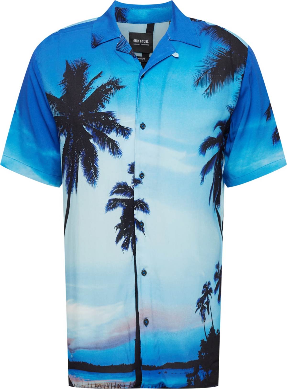 Only & Sons Košile 'BANE' modrá / námořnická modř / bílá