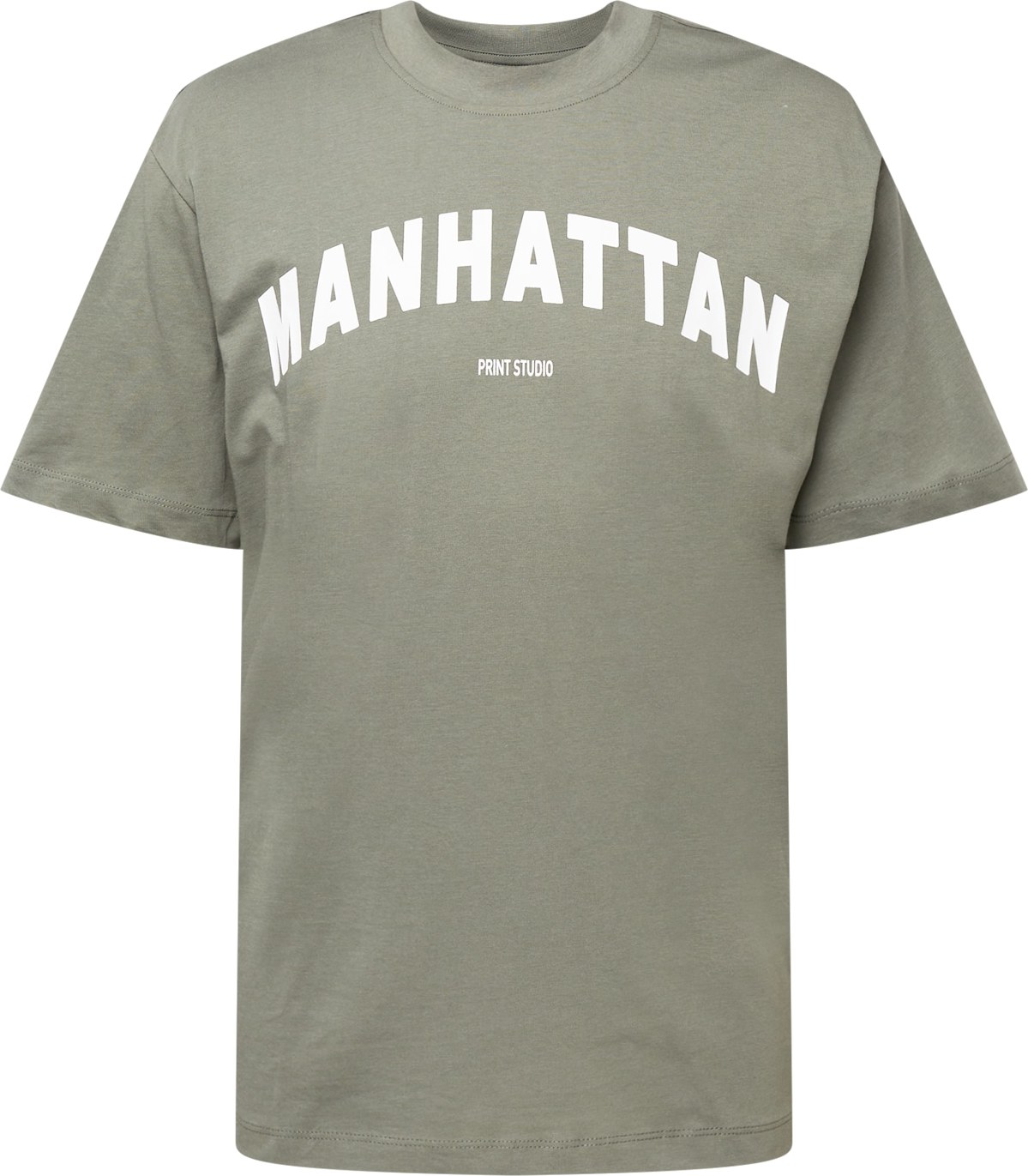 Only & Sons Tričko 'Niels' olivová / bílá