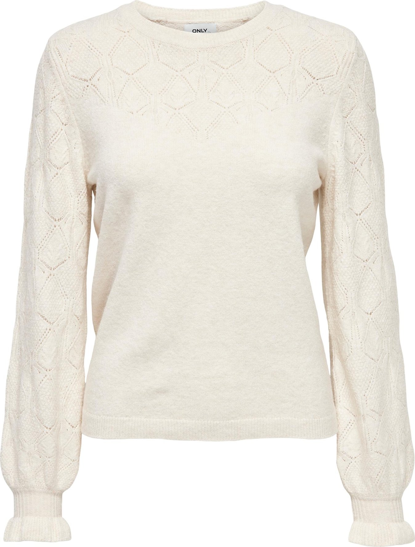 ONLY Úpletové šaty 'LESLY' světle béžová