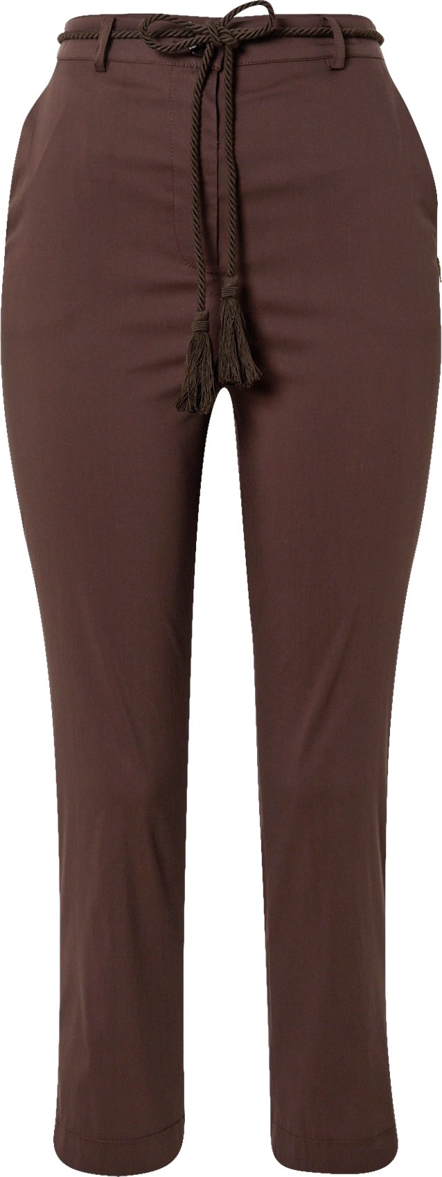 PATRIZIA PEPE Kalhoty čokoládová