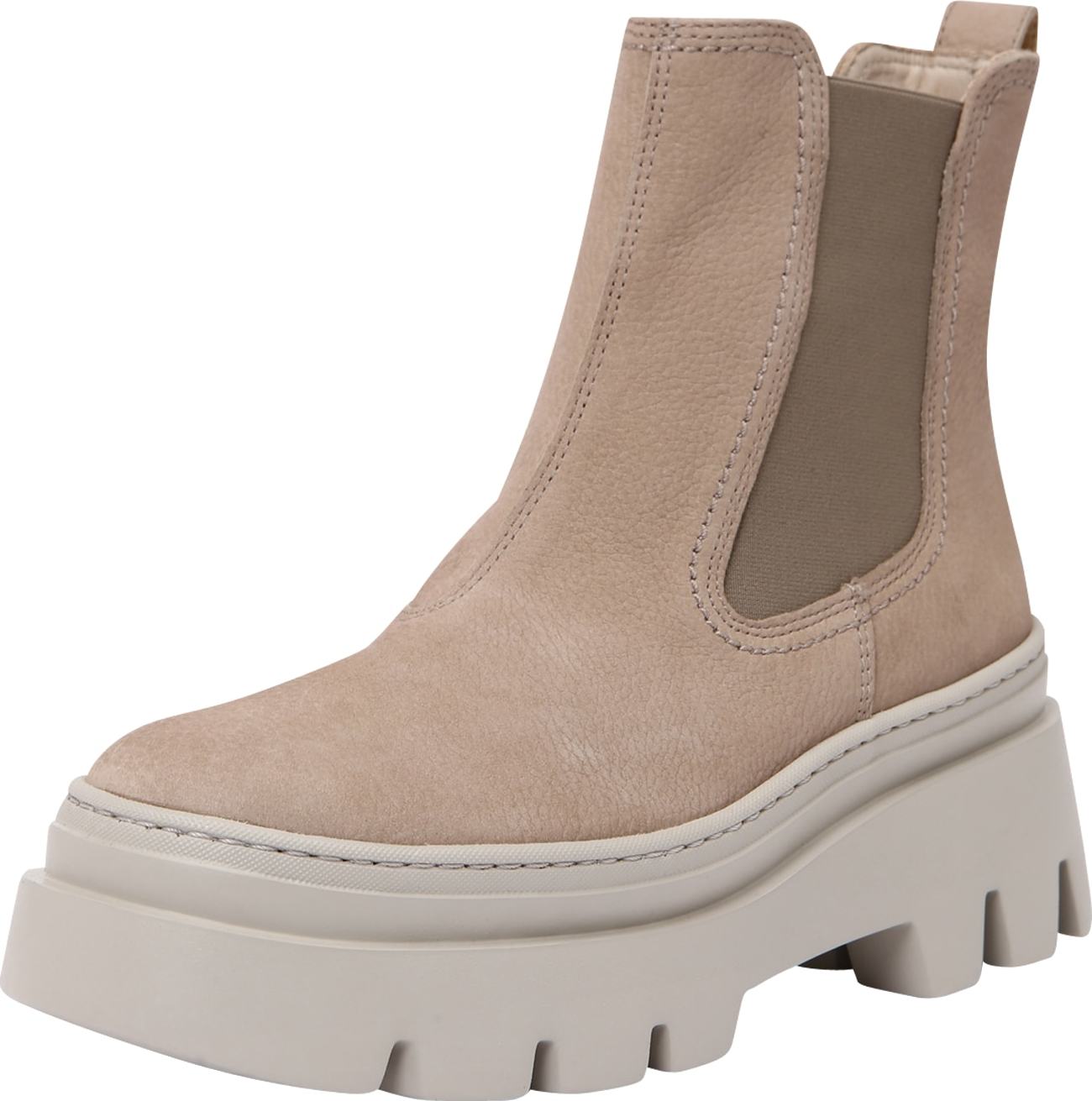 Paul Green Chelsea boty tmavě béžová / světle šedá