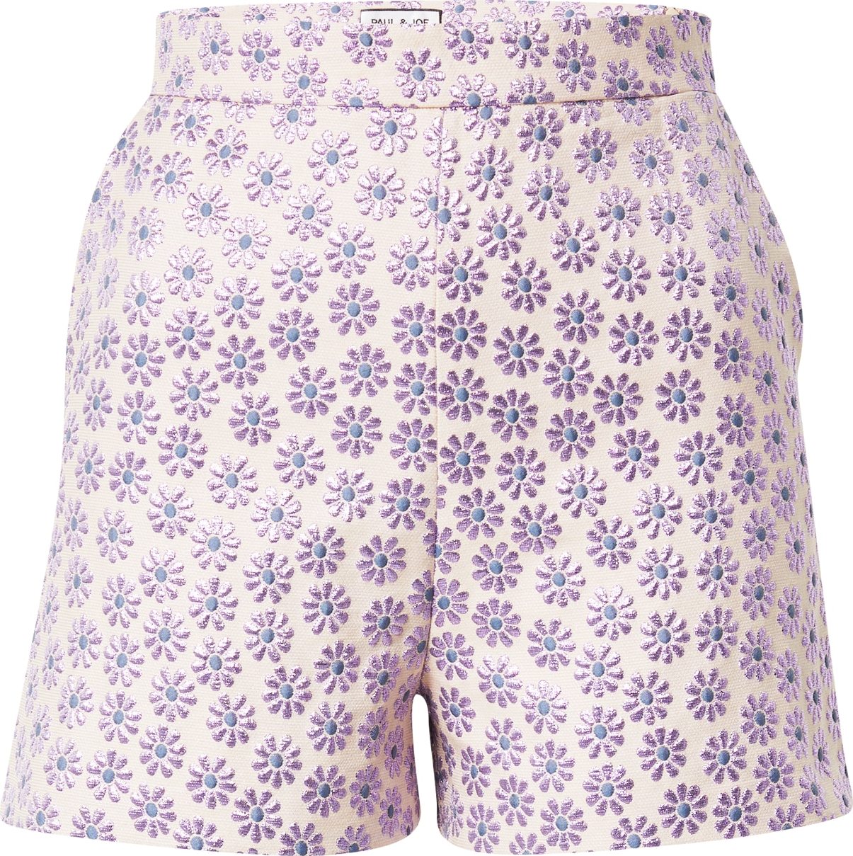 PAUL & JOE Kalhoty 'ZACK' béžová / chladná modrá / světle fialová