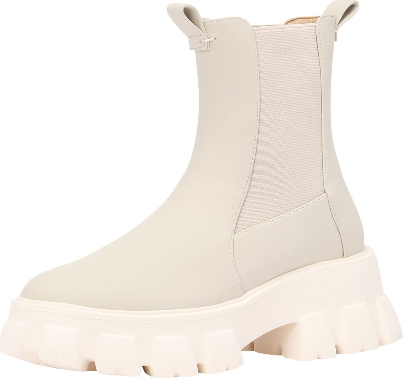 PIECES Chelsea boty 'Candria' krémová