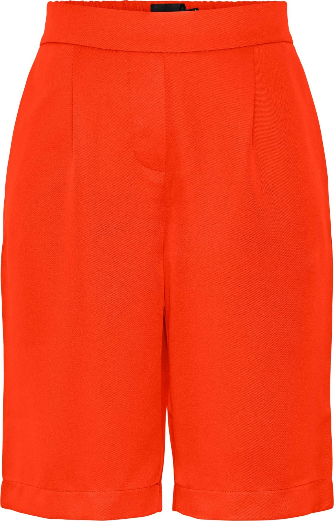 PIECES Kalhoty se sklady v pase 'Tally' oranžová