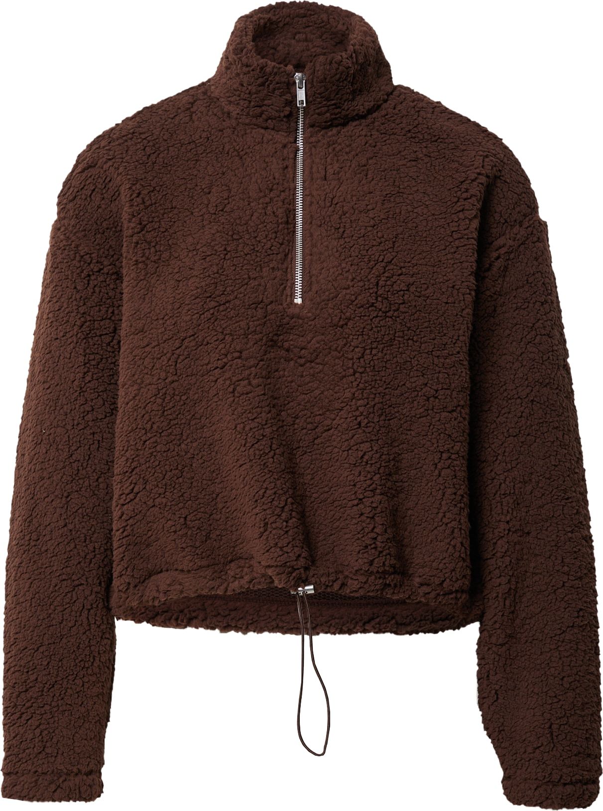 PIECES Mikina 'Ferna' tmavě hnědá