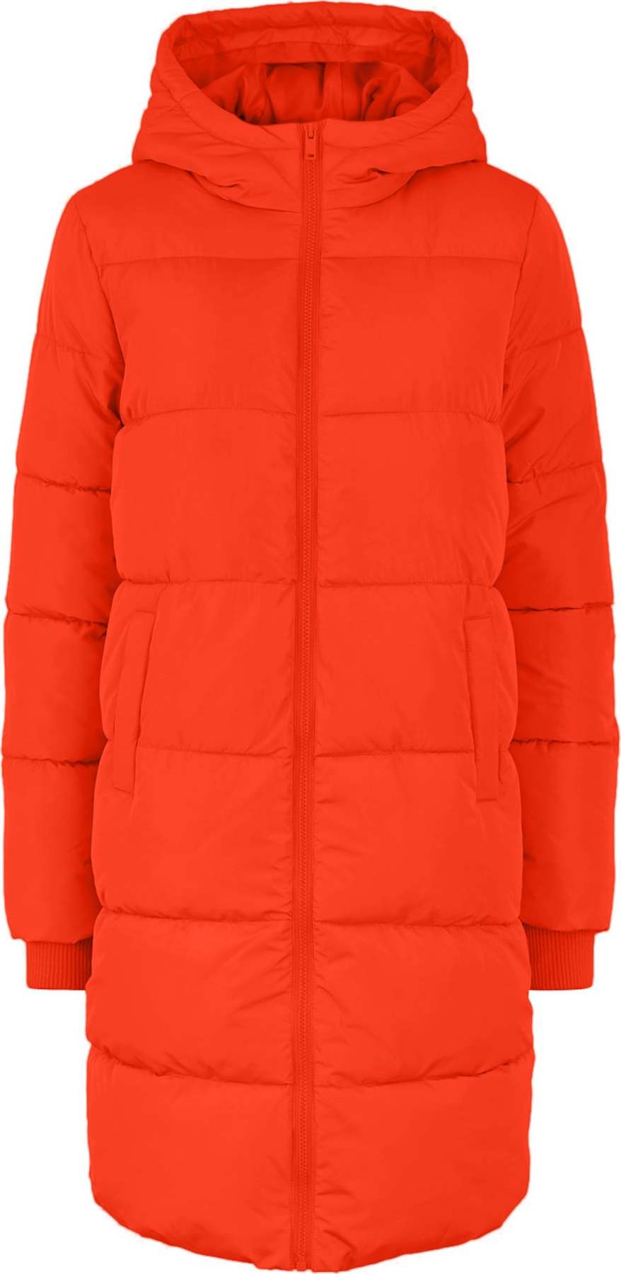 PIECES Zimní kabát 'Bee' oranžově červená