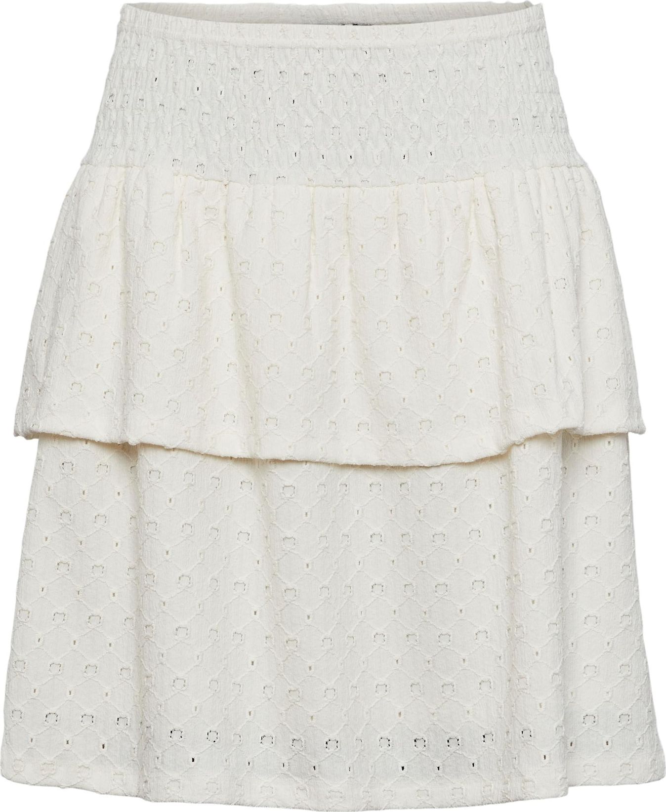 PIECES Sukně 'ABBY' bílá