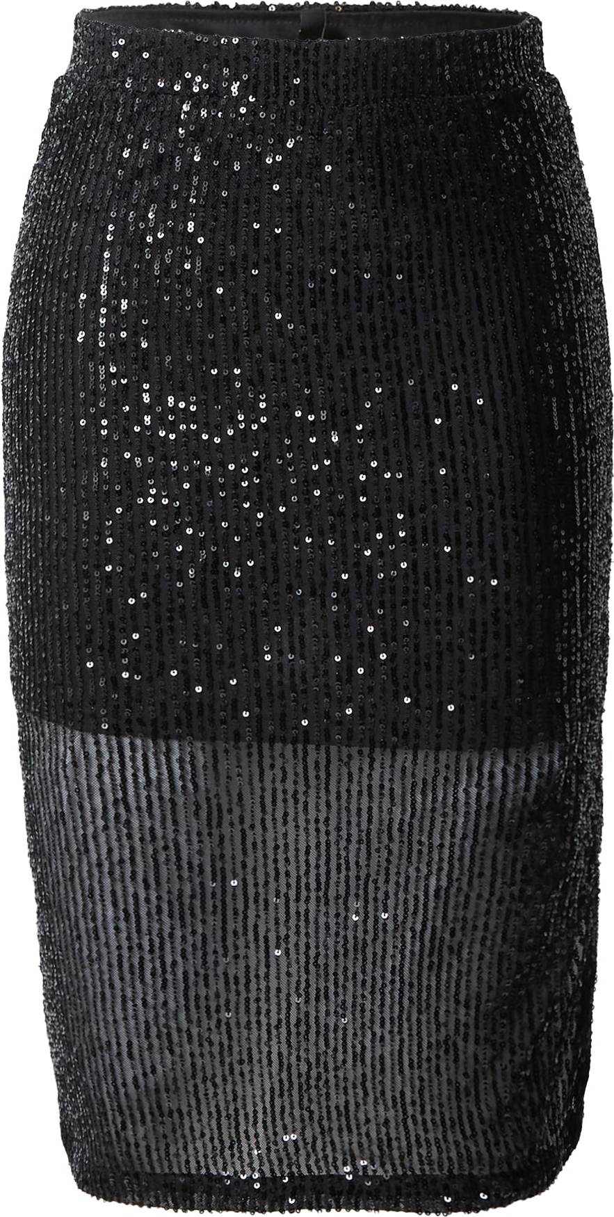 PIECES Sukně 'DELPHIA' černá