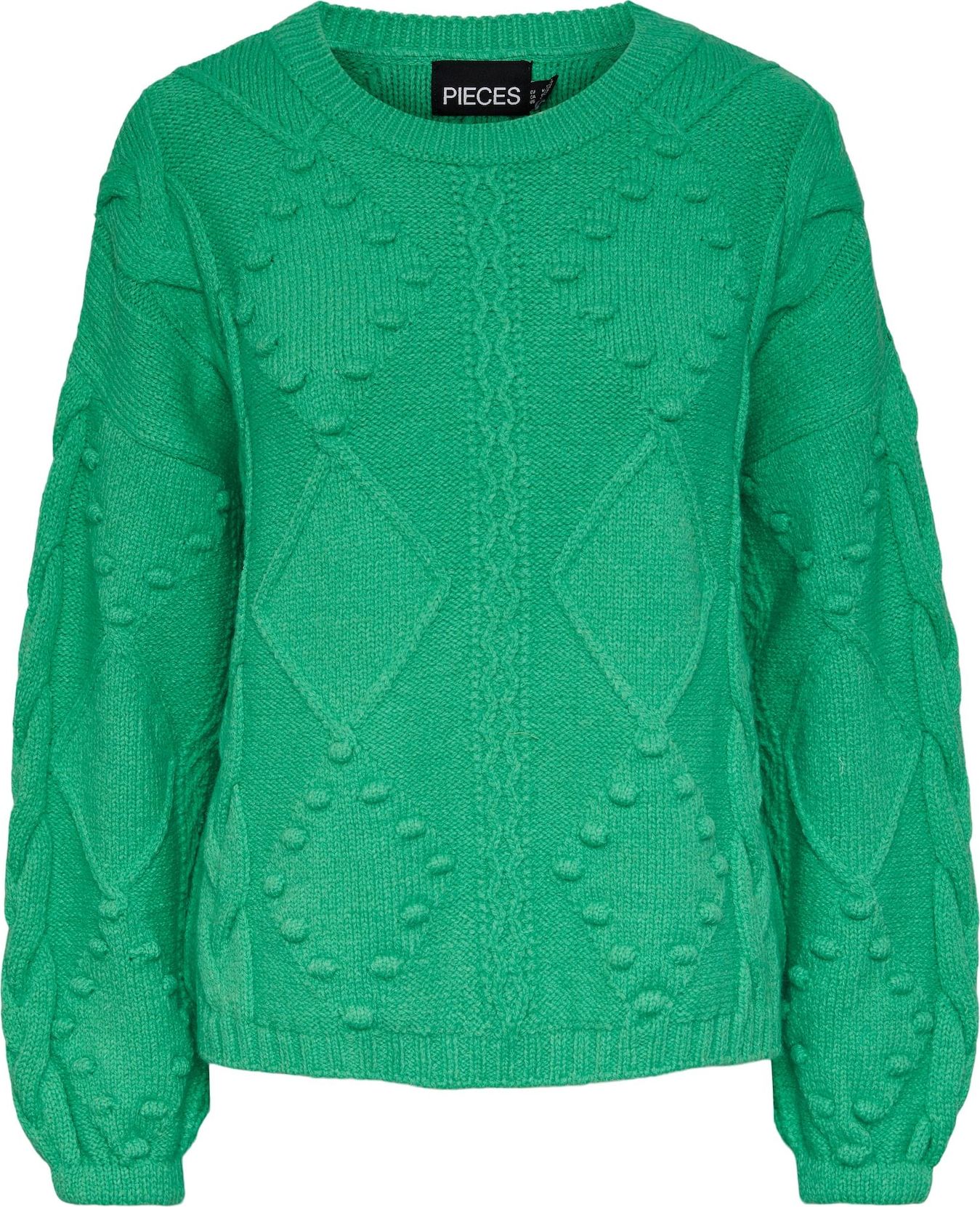 PIECES Svetr 'Donsi' zelená