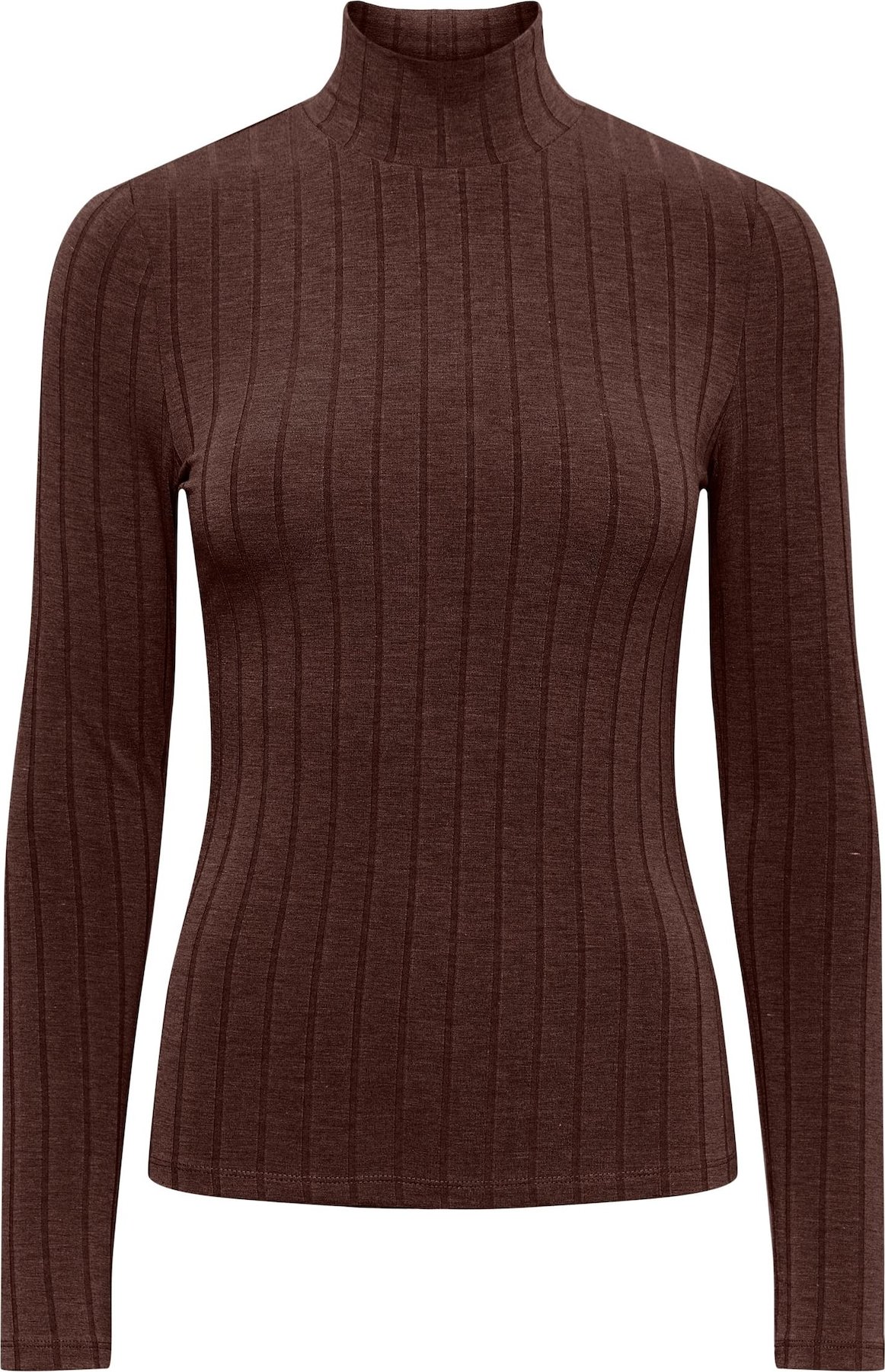 PIECES Tričko 'Femke' čokoládová