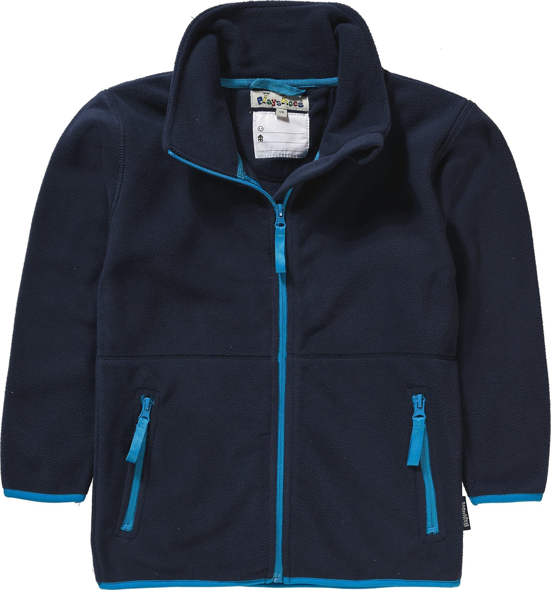 PLAYSHOES Fleecová mikina nebeská modř / tmavě modrá