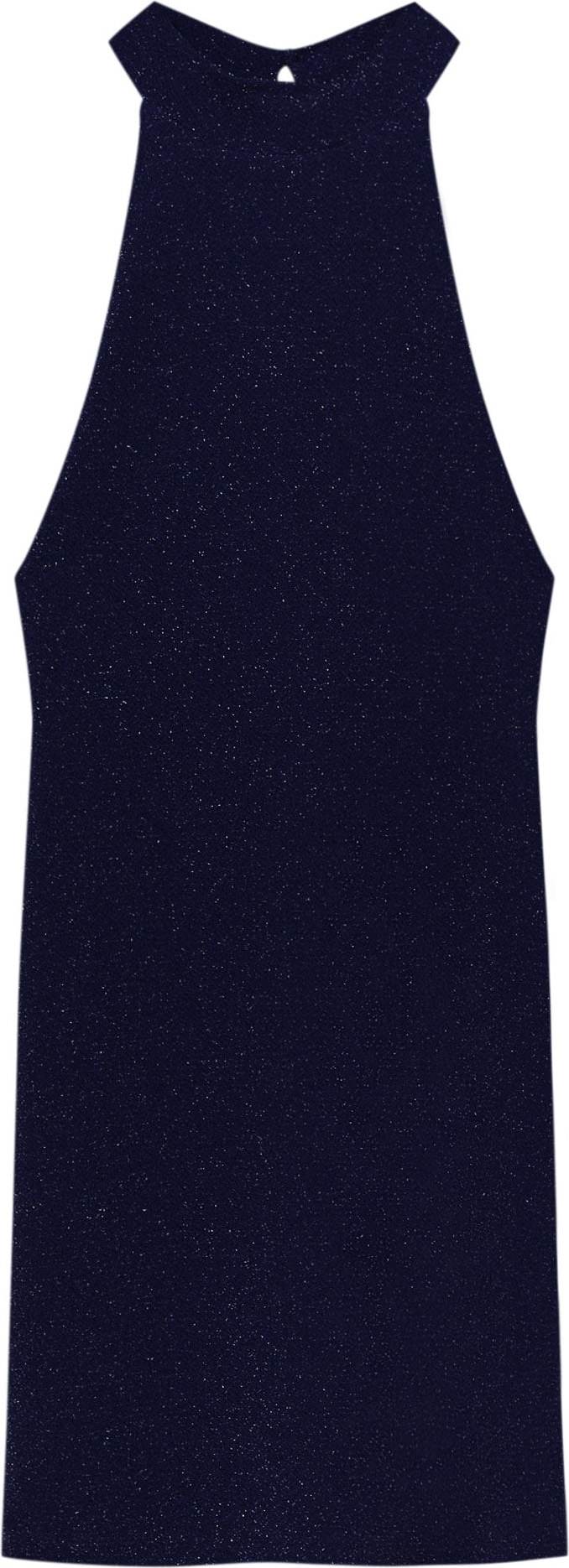 Pull&Bear Koktejlové šaty marine modrá