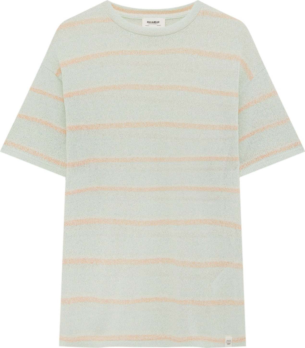 Pull&Bear Svetr rezavě hnědá / šedá