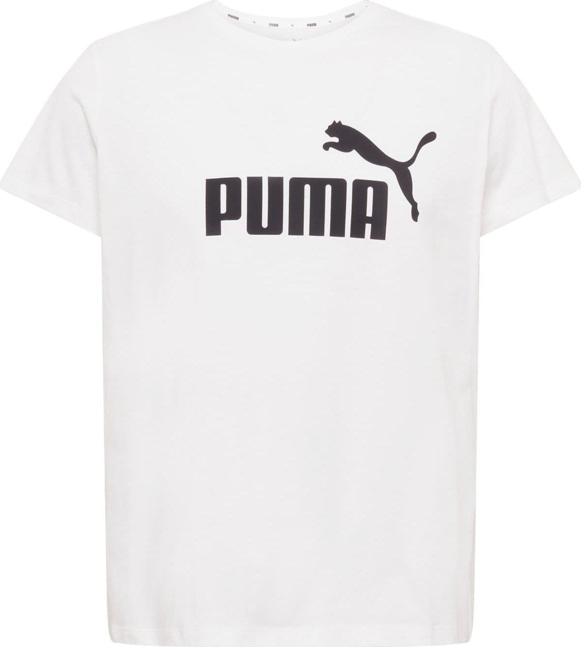 PUMA Funkční tričko černá / bílá