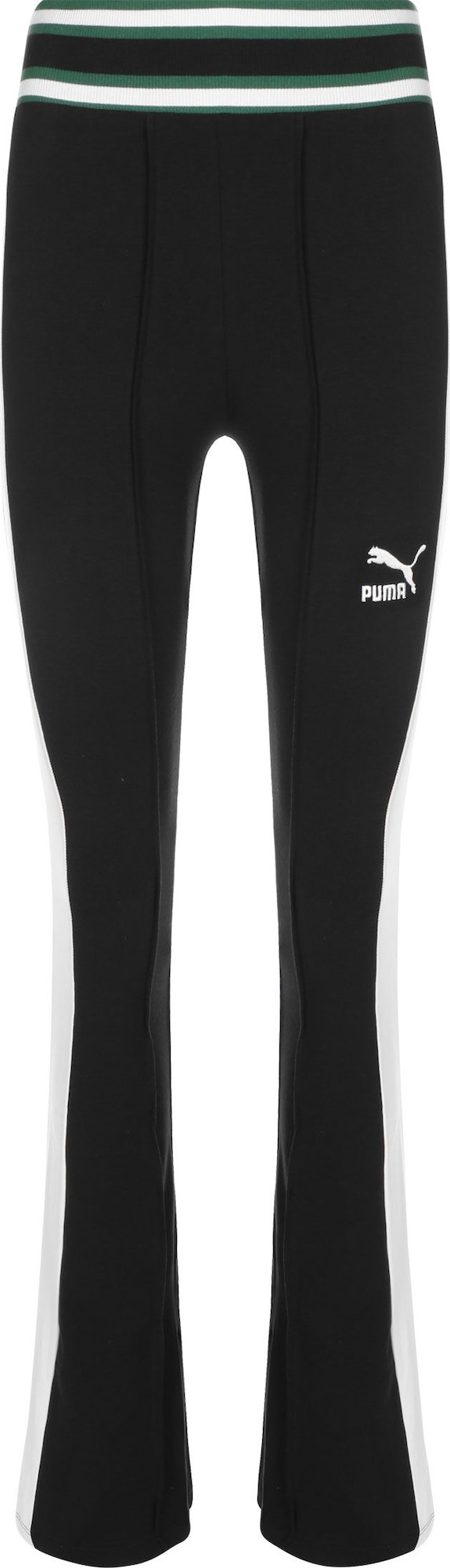 PUMA Legíny smaragdová / černá / offwhite