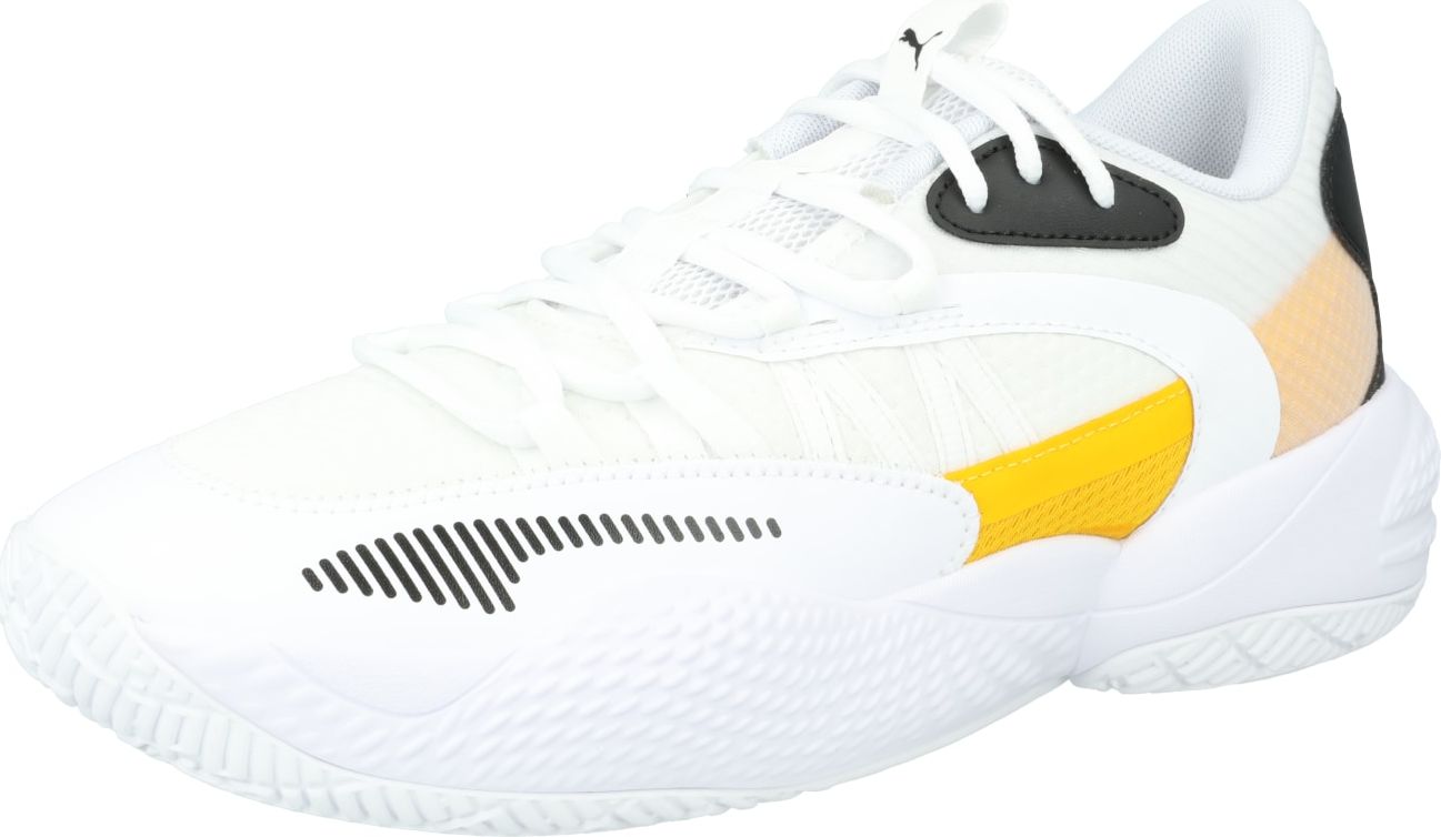 PUMA Sportovní boty 'Court Rider 2.0' žlutá / meruňková / černá / bílá