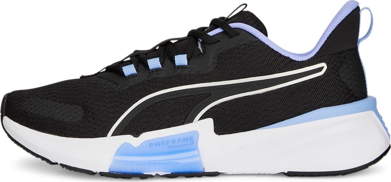 PUMA Sportovní boty kouřově modrá / černá / bílá