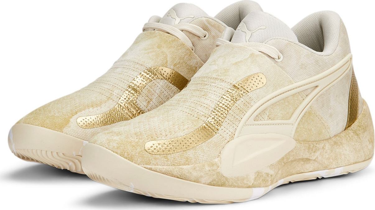 PUMA Sportovní boty 'Rise Nitro Nephrite' krémová / zlatá