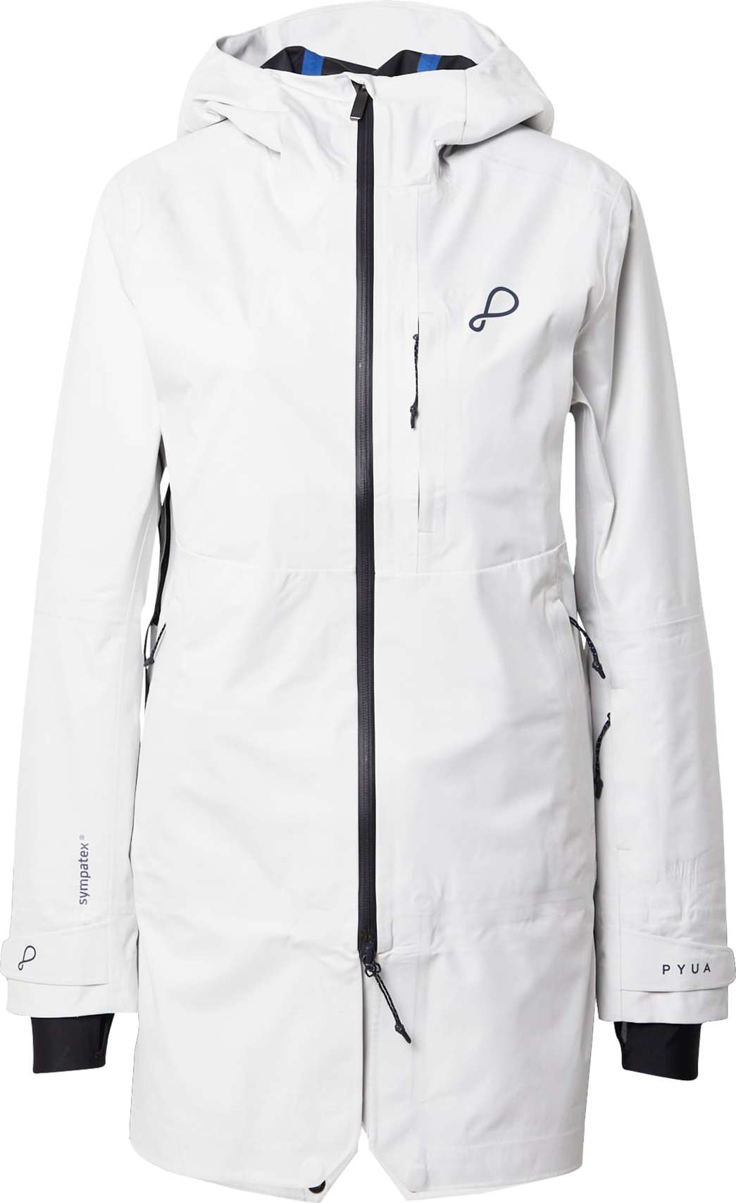 PYUA Outdoorová bunda námořnická modř / černá / bílá