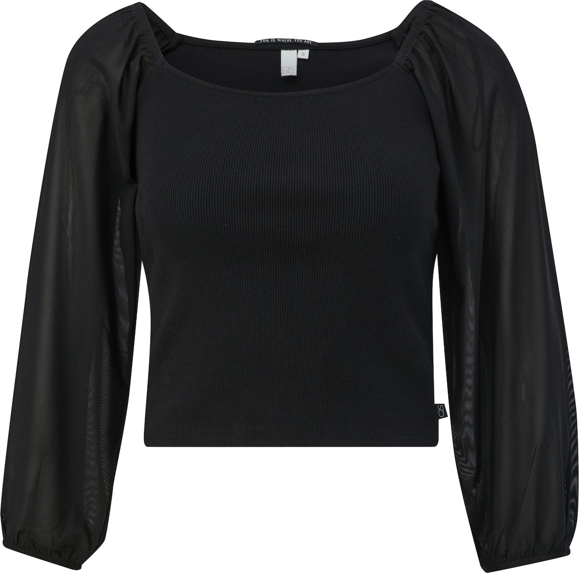 QS by s.Oliver Tričko černá