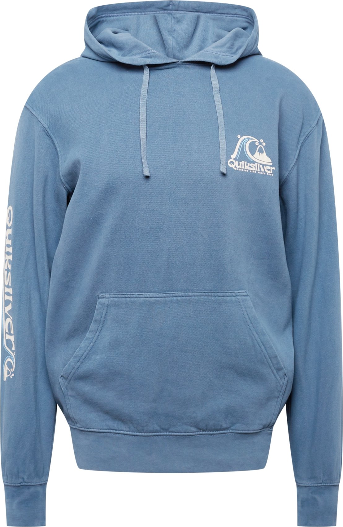 QUIKSILVER Mikina kouřově modrá / offwhite