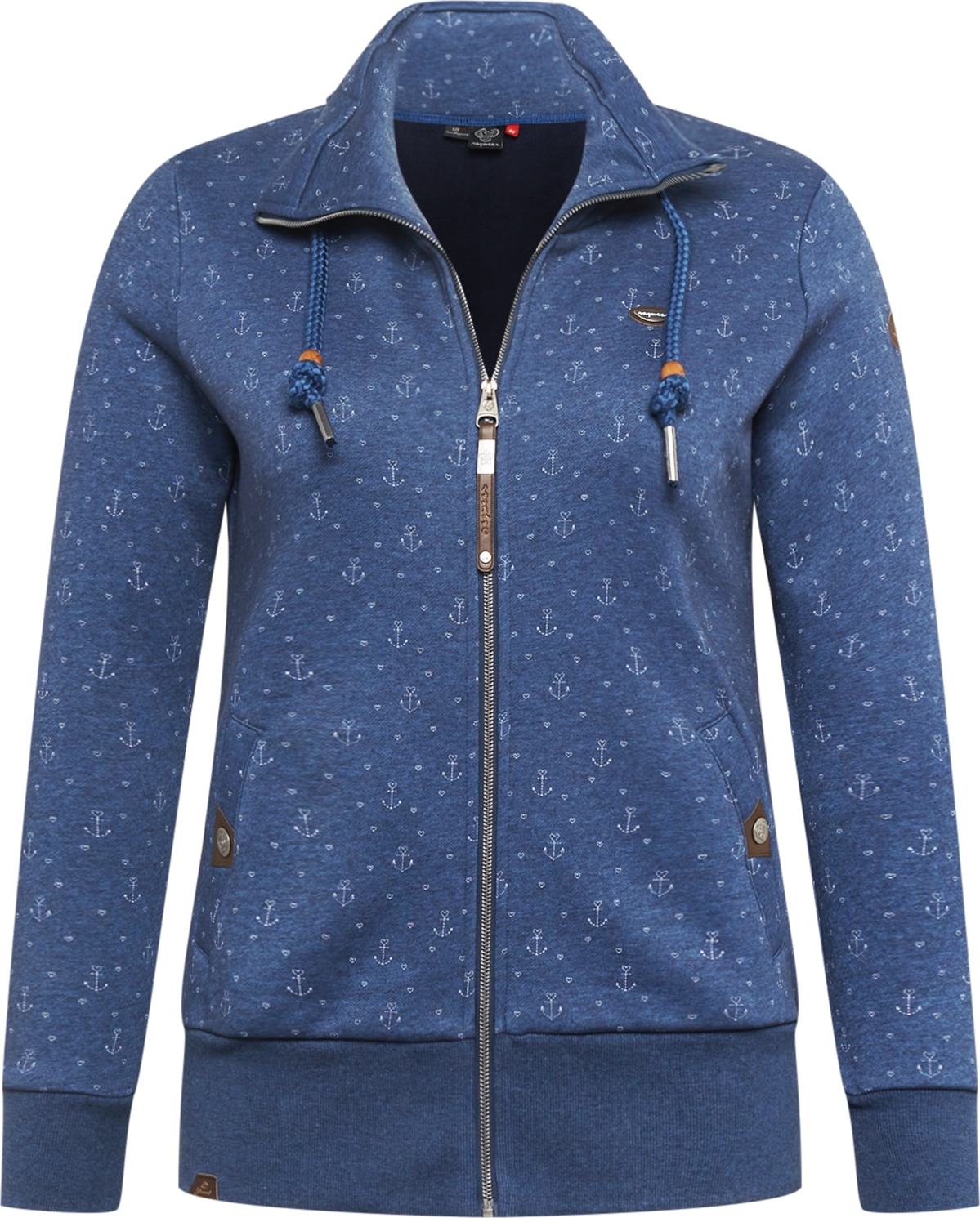 Ragwear Plus Mikina 'RYLIE MARINA' námořnická modř / bílá