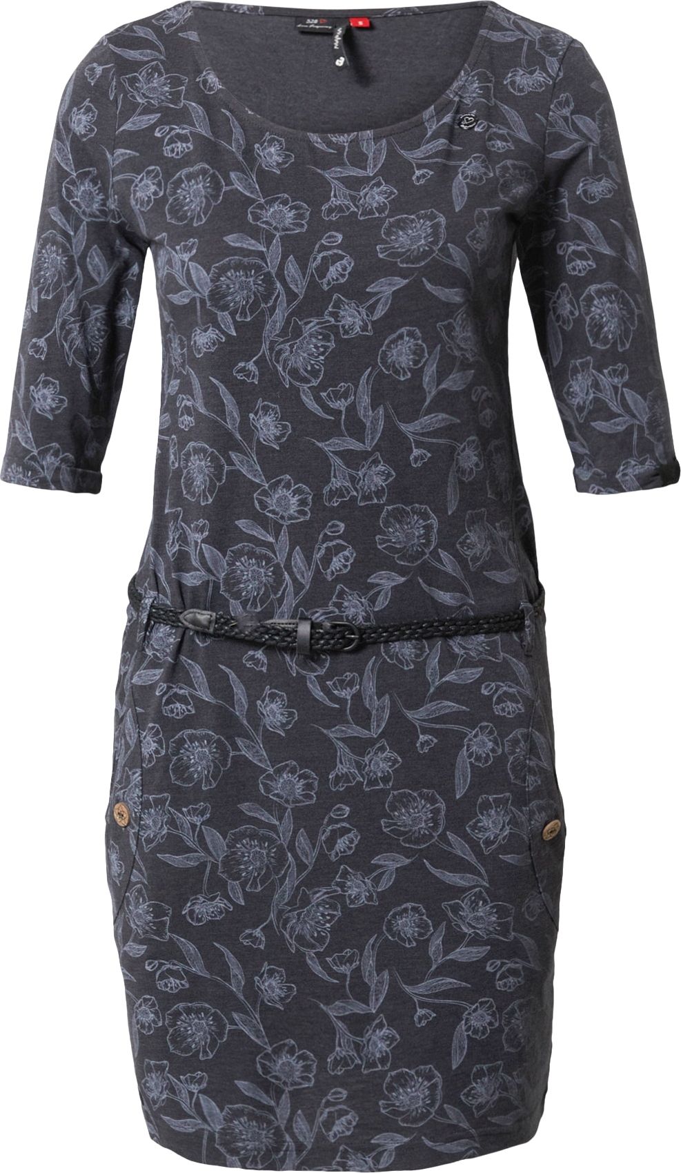 Ragwear Šaty 'TANYA' světlemodrá / černá