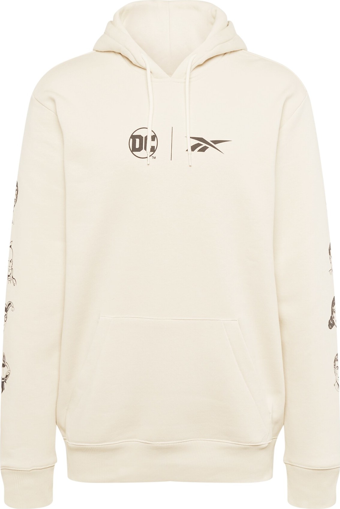 Reebok Classics Mikina béžová / černá