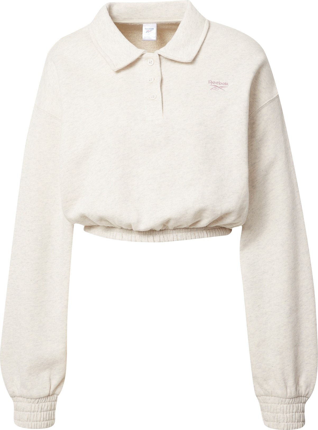 Reebok Classics Mikina šeříková / bílý melír