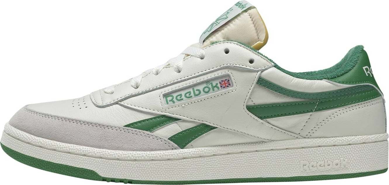 Reebok Classics Tenisky světle šedá / tmavě zelená / červená / bílá