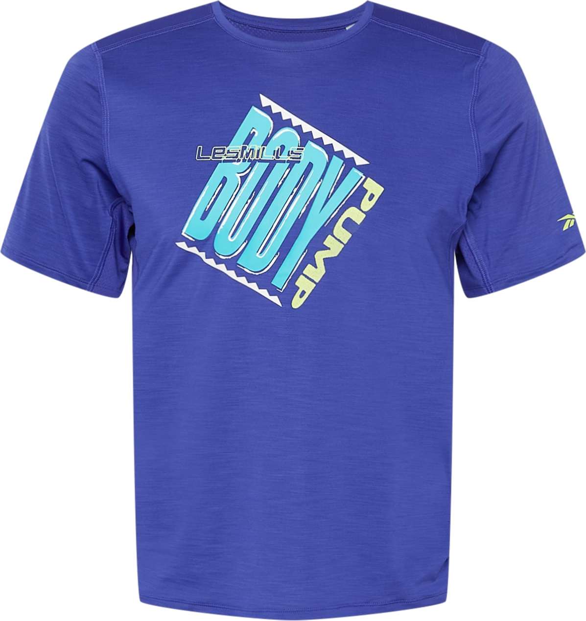 Reebok Sport Funkční tričko modrá / žlutá / fialová / černá / bílá