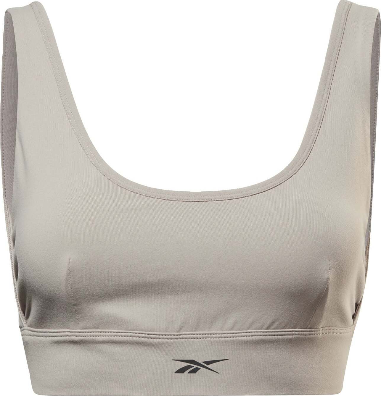 Reebok Sport Sportovní podprsenka světle šedá / černá