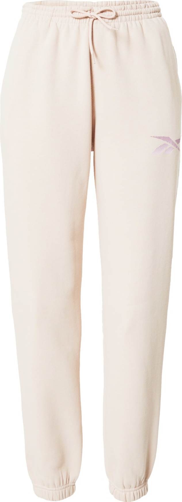 Reebok Sport Sportovní kalhoty režná / fialová