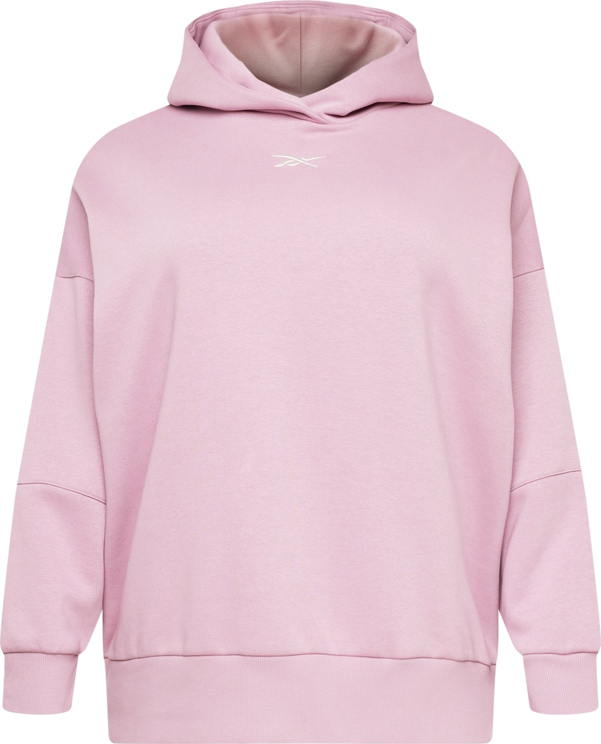 Reebok Sport Sportovní mikina bledě fialová / bílá