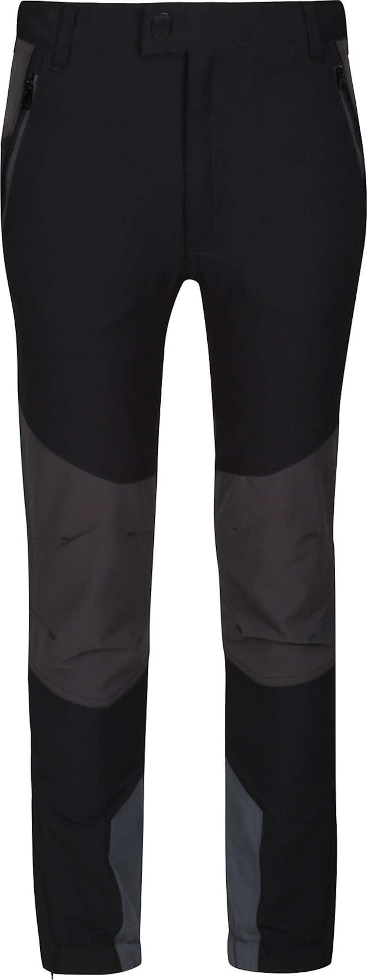 REGATTA Funkční kalhoty 'Tech Mountain' šedobéžová / tmavě šedá / černá