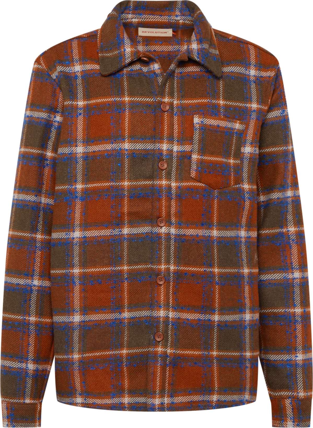 Revolution Přechodná bunda námořnická modř / rezavě hnědá / olivová / bílá