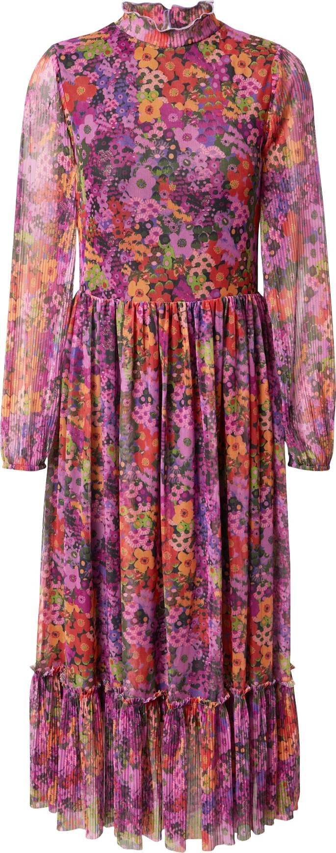Rich & Royal Šaty fialová / mix barev