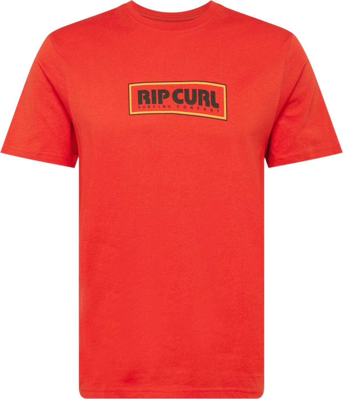 RIP CURL Tričko 'BIG MUMMA' žlutá / meruňková / ohnivá červená / černá